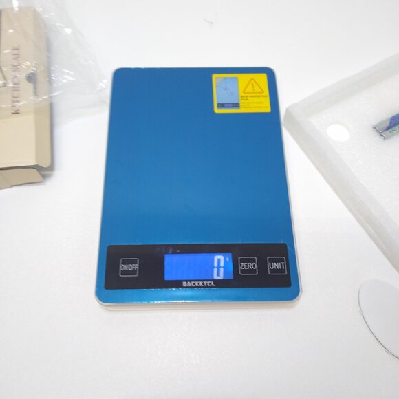 BACK KTCL Digital Food Kitchen Shipping Scale 22lb LCD Display Multifunction NIB - Picture 9 of 10